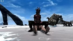 Reproducir La cogida peluda salvaje de Khajiita Dova con Vilkas (Animación 3D Yiff)