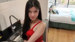 Abspielen Latina sexy Amateur erwischt im Badezimmer fickt