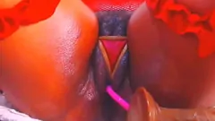 Abspielen Latina Ebony Milfs Weihnachtsdildo Freude