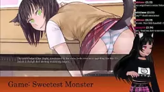 Reproducir Mire la transmisión en vivo de terror de Halloween de LewdNeko: Petite VTuber reproduce una novela visual espeluznante, parte 2
