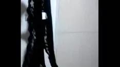 Reproduzir Venita tanga negra encaje